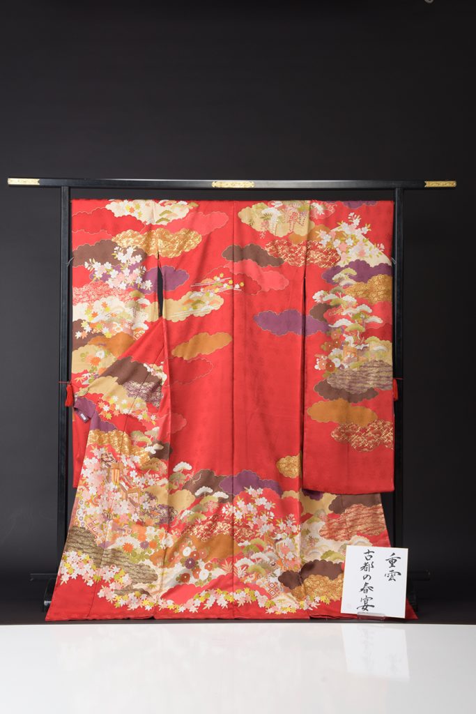 京友禅振袖　藤井寛作